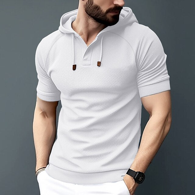 Premium White Hoodie T shirt for Men MenXpro