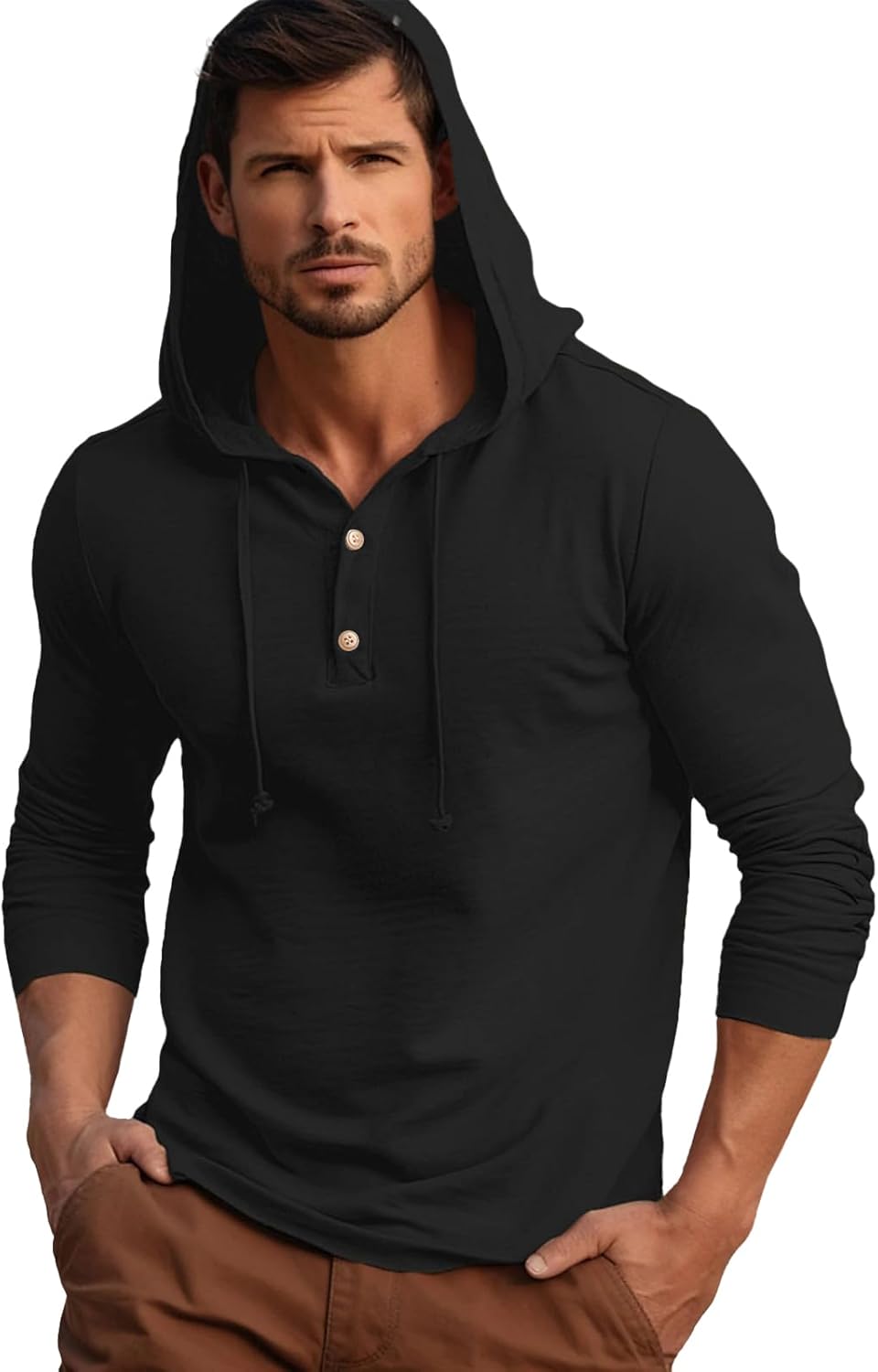 F/S MEN'S COTTON HOODIE