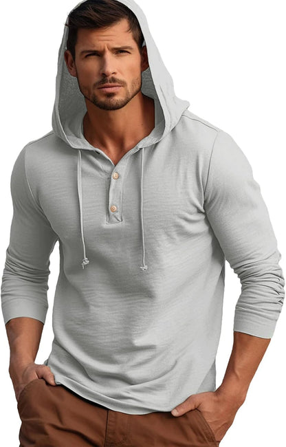 F/S MEN'S COTTON HOODIE Smokey Grey