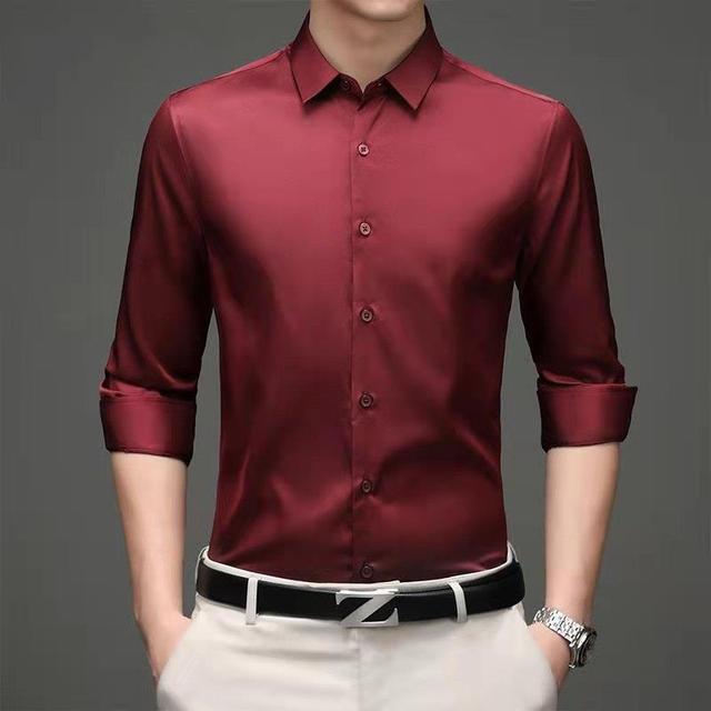 Premium Maroon Red Plain Shirt