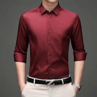 Premium Maroon Red Plain Shirt