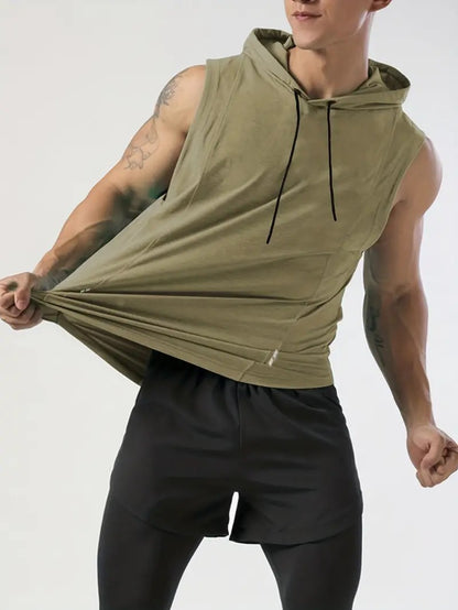 Sleeveless Hoodie for Men