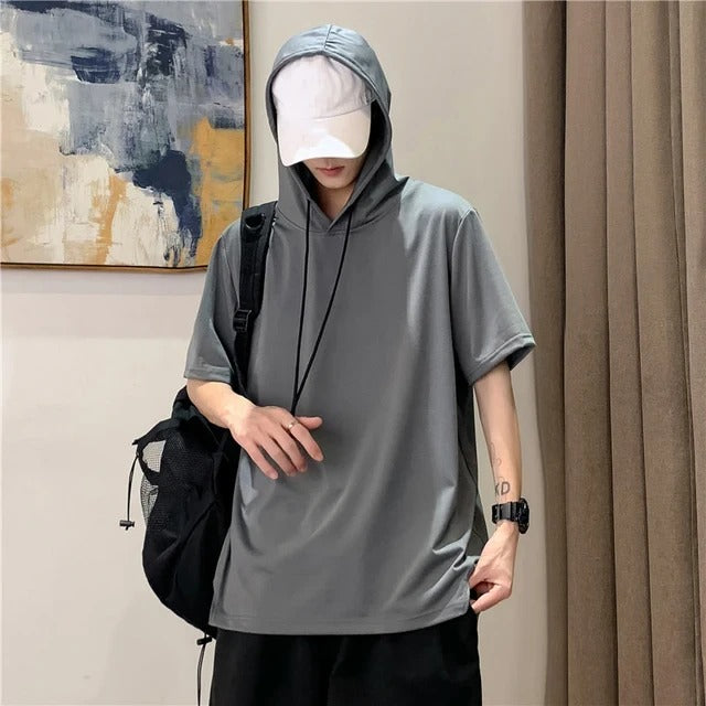 Best Selling Half Sleeves Hoodie for men