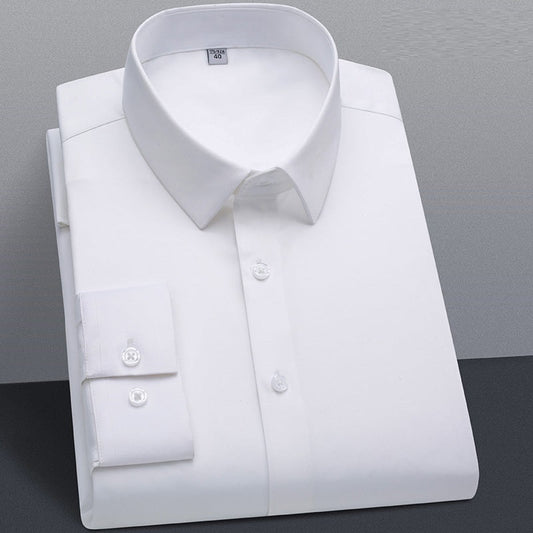 White Plain Cotton Solid Shirt